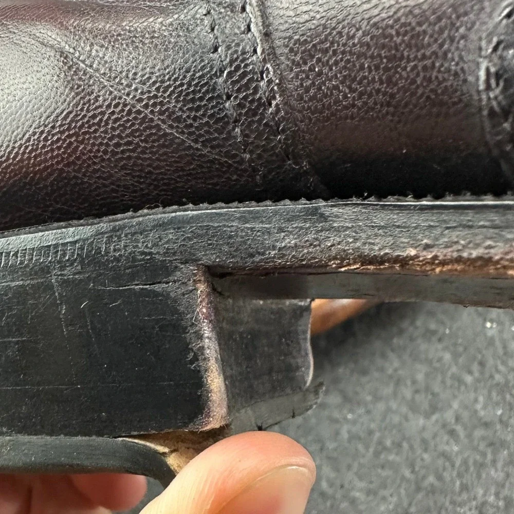 Florsheim Essex Ox Blood Leather Ankle Boot Men's Size 8.5D Side Zip 17074-18